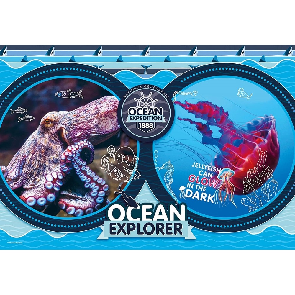 PUZZLE NATIONAL GEOGRAPHIC KIDS 180 PIECES - OCEAN
