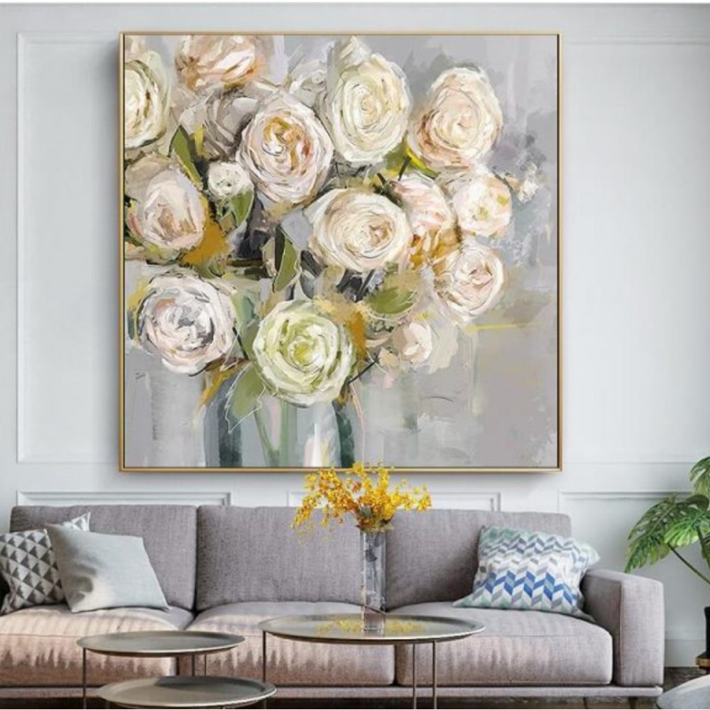 Serviette papier bouquet de roses romantique - Un grand marché
