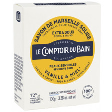 SAVON SOLIDE DE MARSEILLE VANILLE MIEL 100G