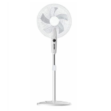 VENTILATEUR SUR PIED ROND EVOLU B037WHITE 5 PALES 3 VIT 45CM BLANC MAT